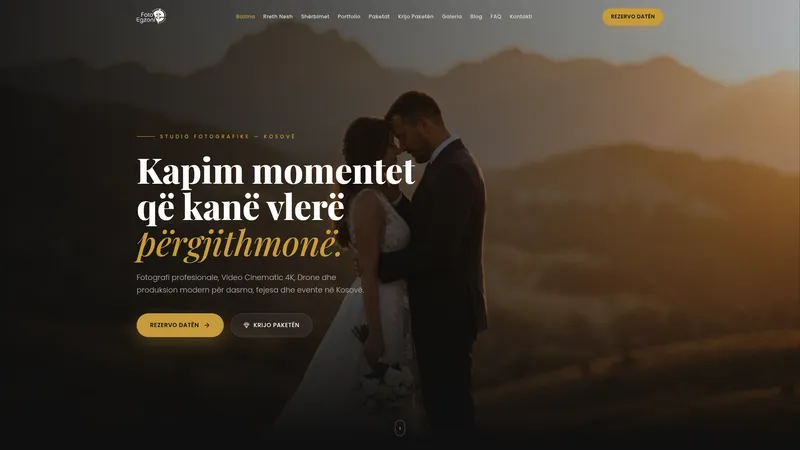 Foto Egzoni website preview